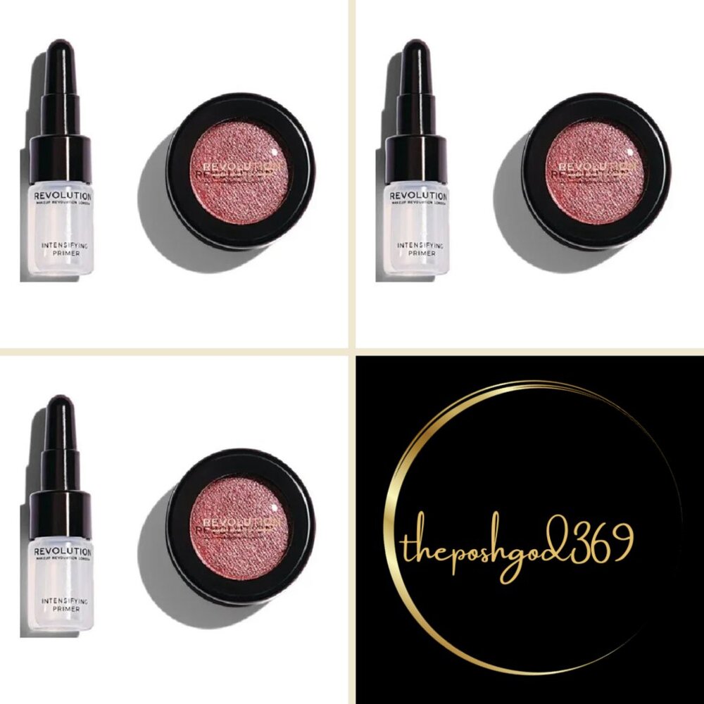 3 Revolution Makeup Flawless Foils Eyeshadow – Rose Gold | New